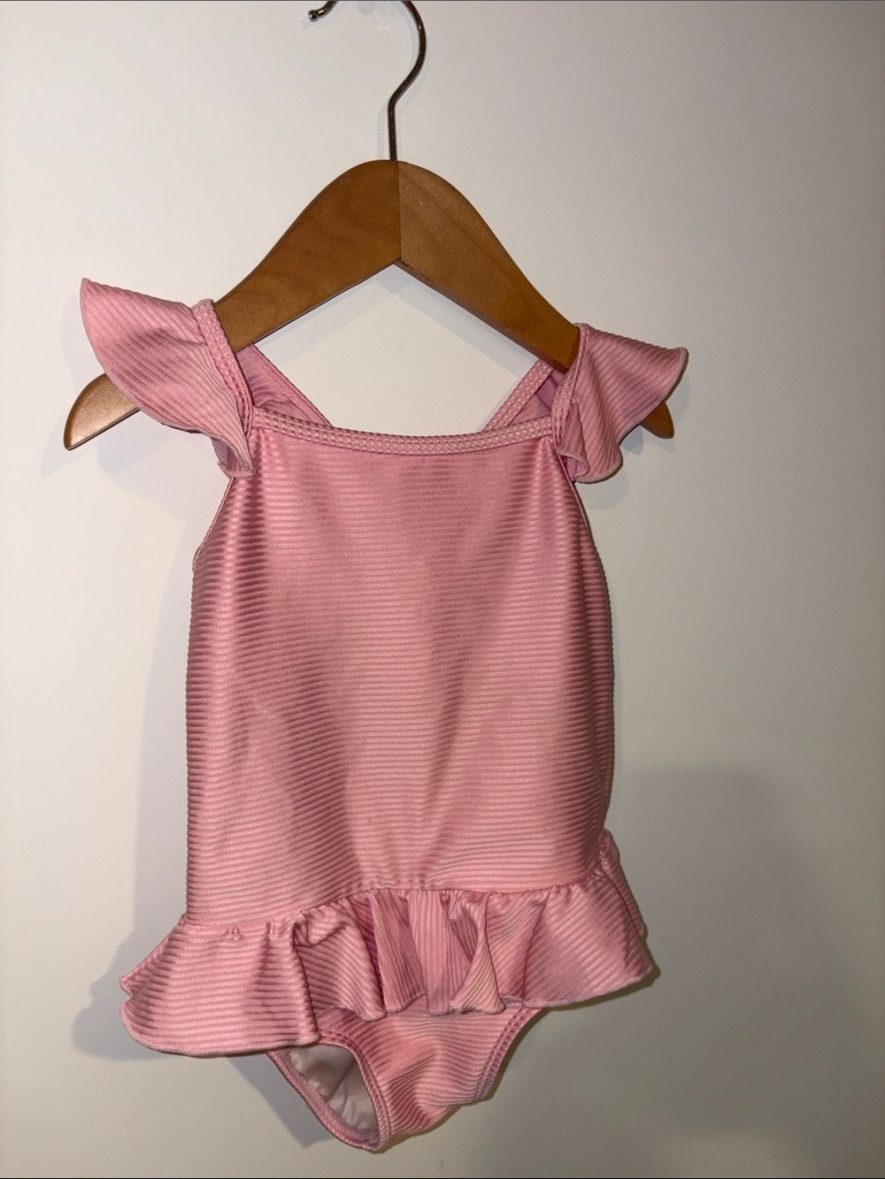 The Beaufort Bonnet Company Pink Ruffle One-Piece Swimsuit